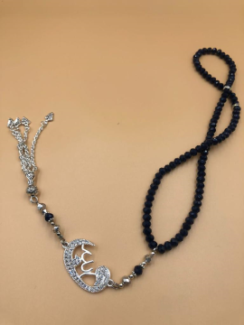 100 bead crystal tasbih with Diamanté centrepiece